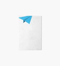 Airplane-Blue Art Board