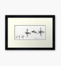 Ink Insect Framed Print
