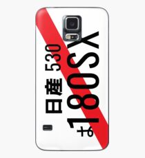 Plaque d'immatriculation japonaise Nissan 180SX Coque et skin Samsung Galaxy