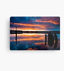 Mill Park Sunset Metal Print