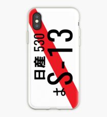 Nissan S13 Japanese JDM Plate iPhone Case
