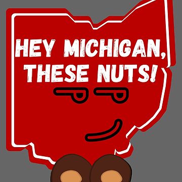 Ohio Hey Michigan These Nuts Essential T-Shirt for Sale by krissy43231