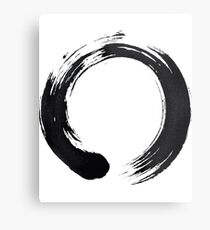 Zen Enso Circle Metal Print