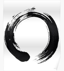 Zen Enso Circle Poster
