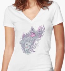 I Long for the Freedom of the Sea Women's Fitted V-Neck T-Shirt