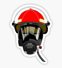Firefighter SCBA Mask Sticker