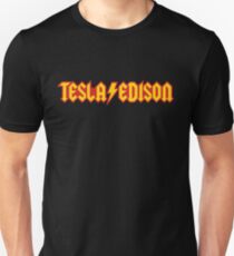 Tesla/Edison vs. AC/DC (Monsters of Grok) Unisex T-Shirt