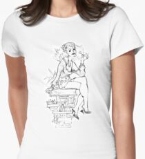 Girl student Women's Fitted T-Shirt