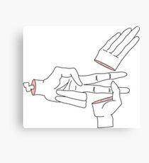 ROCK PAPER SCISSORS Canvas Print