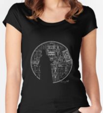 Darth Vader Death Star Women's Fitted Scoop T-Shirt