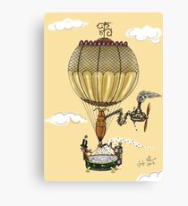 STEAMPUNK HOT AIR BALLOON (Gold) Canvas Print