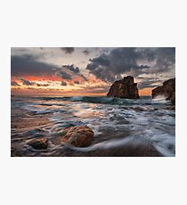 Shades at sunset Photographic Print