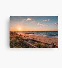 Point of view from the beach Canvas Print