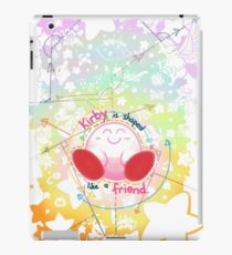 Vinilo o funda para iPad Kirby tiene la forma de un amigo