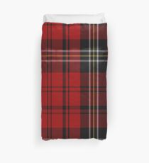 MacPherson Rot Cluny Clan / Familie Tartan Bettbezug