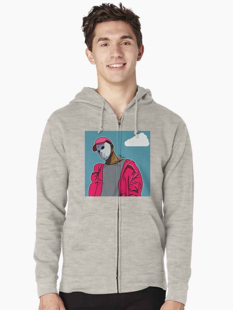 "Ski Mask the Slump God" Zipped Hoodie by frilf Redbubble