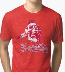 Chief Knockahoma Undead Warrior Tri-blend T-Shirt