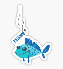 Piercing? Sticker