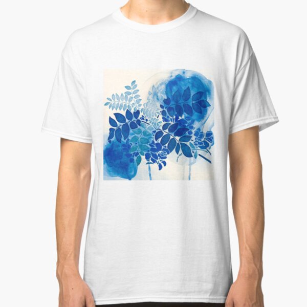 bouquet bleu abstrai/abstract blue bouquet Classic T-Shirt
