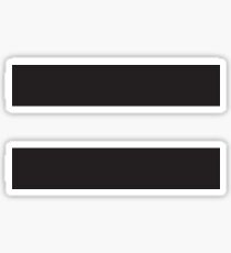 Equal Sign Sticker