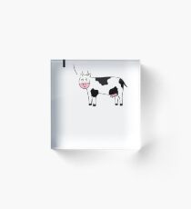 Physics Cow Acrylic Block