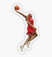 Lebron James Kunstwerk Aufkleber Sticker