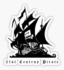 21st Century Pirate Sticker