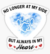 Immer in meinem Herzen - Dog Memorial Sticker