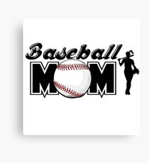 baseball mom Canvas Print