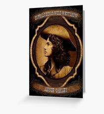 Annie Oakley Buffalo Bill's Wild West Show Sharpshooter Greeting Card