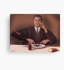 Rene Magritte- self portrait Canvas Print