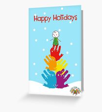 #HugsForNoah Christmas Tree Happy Holidays Greeting Card