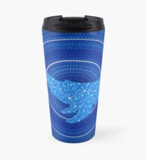 Cetus (Wal) Sternbild Mandala Thermobecher