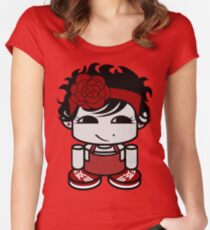 TaTa O'BOT Toy Robot 1.0 Women's Fitted Scoop T-Shirt