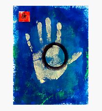 Health Hand Print Photographic Print