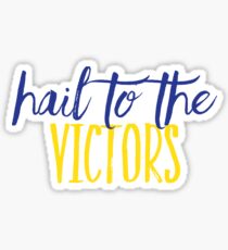 Hail to the victors Sticker