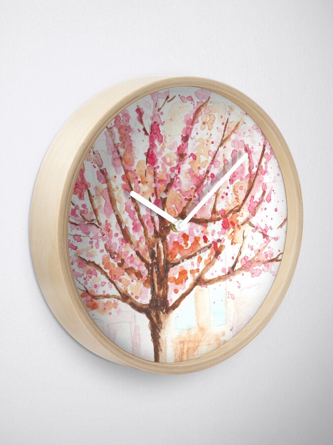 Alternate view of Brussels blossom Clock