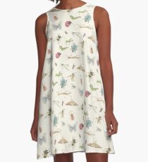 Insect Pattern A-Line Dress