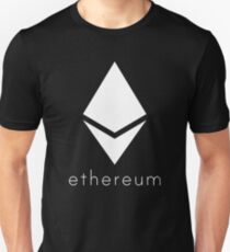 Ethereum Pure White Diamond Unisex T-Shirt