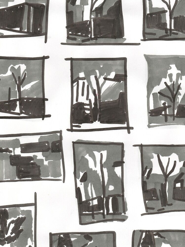 Study of a cherry tree by yanak
