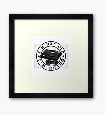 I'm not old, I'm Retro (Sega Genesis Megadrive) Framed Print