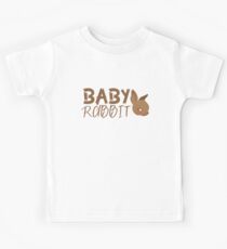 BABY RABBIT (with matching Mama Rabbit and Papa Rabbit) Kids Tee