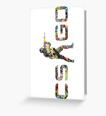 CS GO Stickers Logo Greeting Card