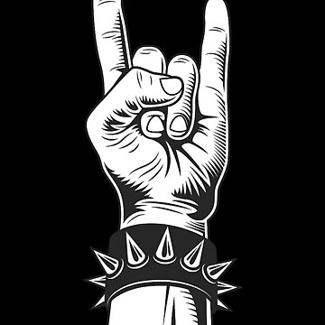 Devil salute metal hand rock & roll rocker rock and roll