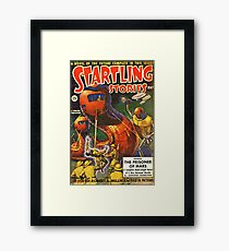 Vintage Startling Stories Pulp Science Fiction Framed Print