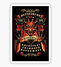 Spirit Board, Lowbrow Punk ,Devil, skulls, Gothic, Skeleton, Bones,evil, occult, pagan, Sticker