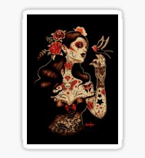 Pegatina Día del Arte de los Muertos, Día de los Muertos, Día de los Muertos