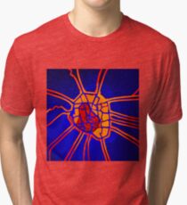 Cartography of the heart Tri-blend T-Shirt