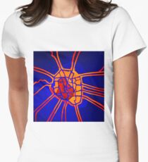 Cartography of the heart Women's Fitted T-Shirt