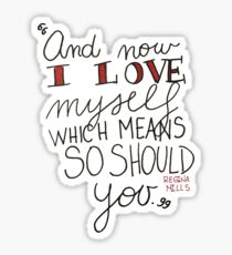 Regina Mills accepting herself Sticker